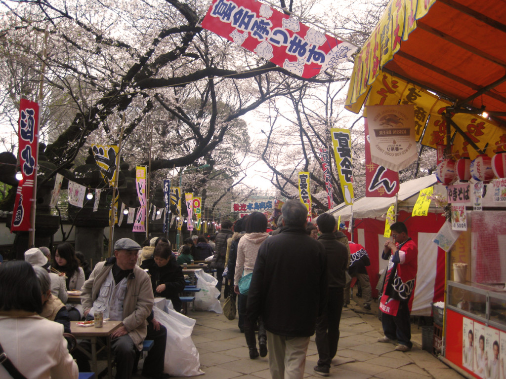 sakura food stalls