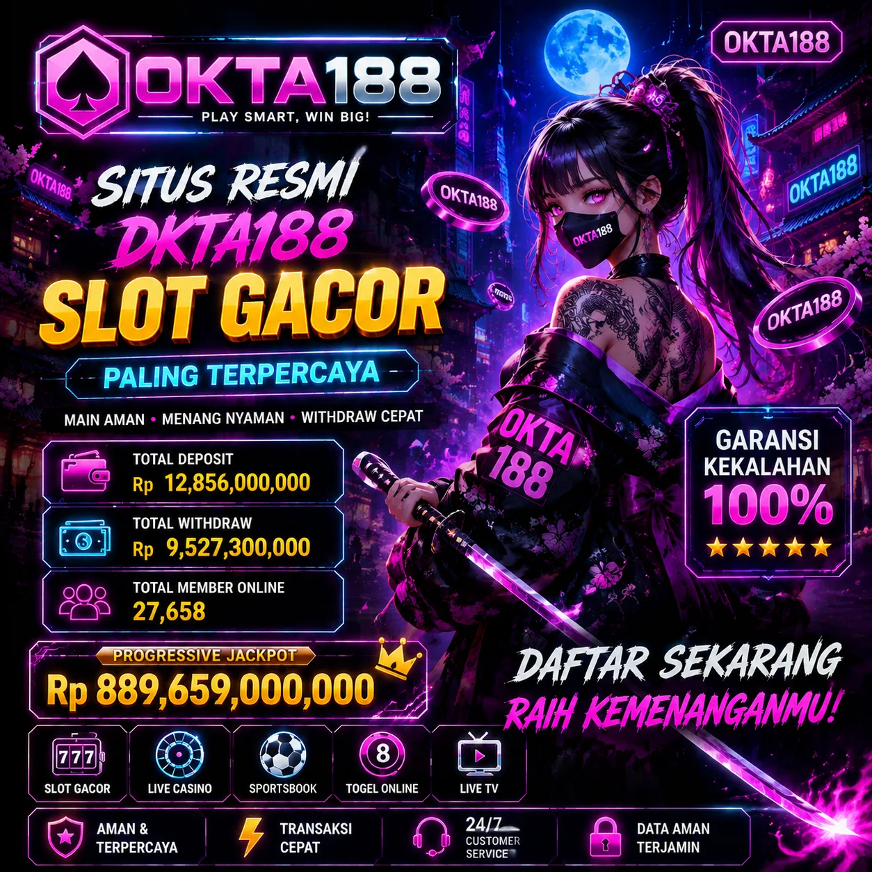Fasilitator Game Online Terbaru OKTA188