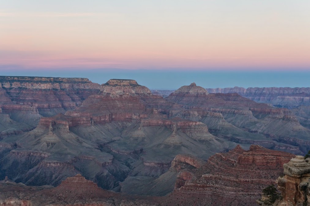 Blue Sunset at the Grand Canyon