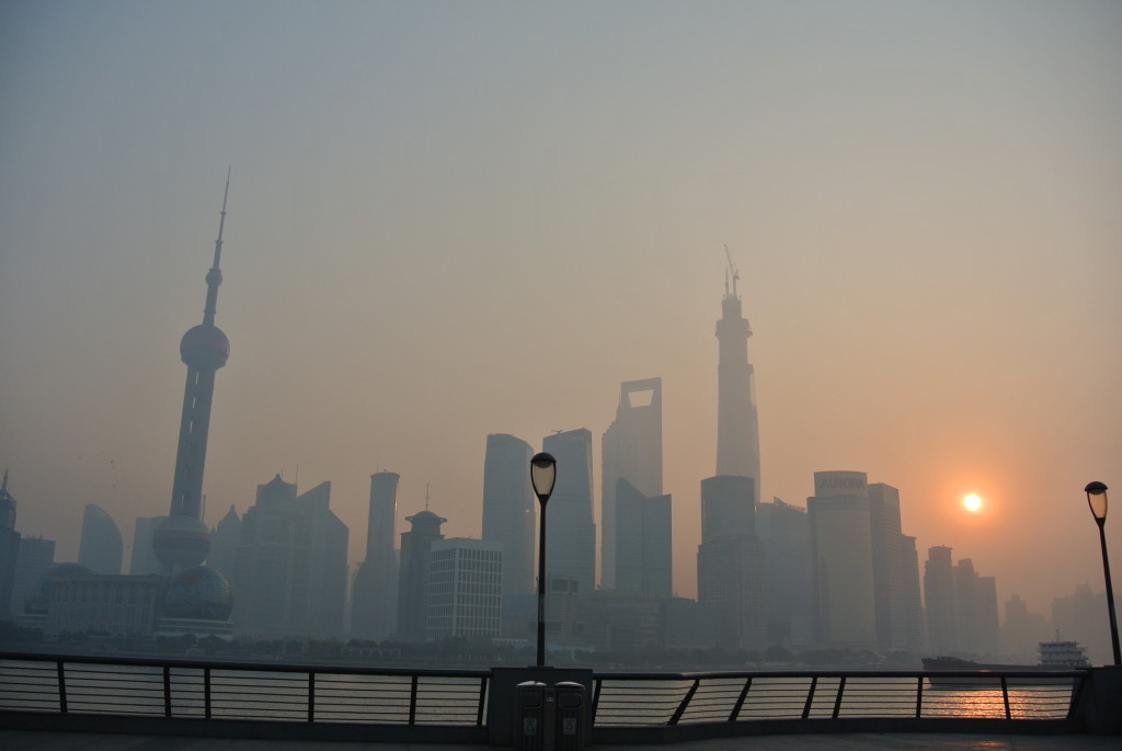 Sunrise at the bund